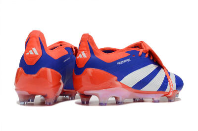 Adidas Predator Elite Foldover Tongue FG Low-Tops Football Boots - Blue/White/Red