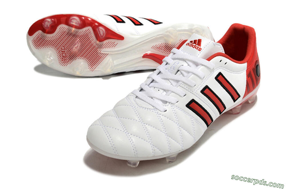 Adidas Adipure 11Pro x PD25 Trx FG Low-Tops Football Boots - White/Red/Black 3