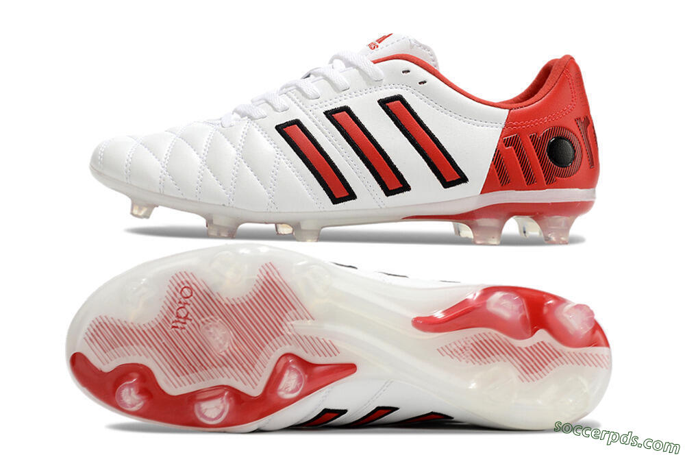 Adidas Adipure 11Pro x PD25 Trx FG Low-Tops Football Boots - White/Red/Black 0