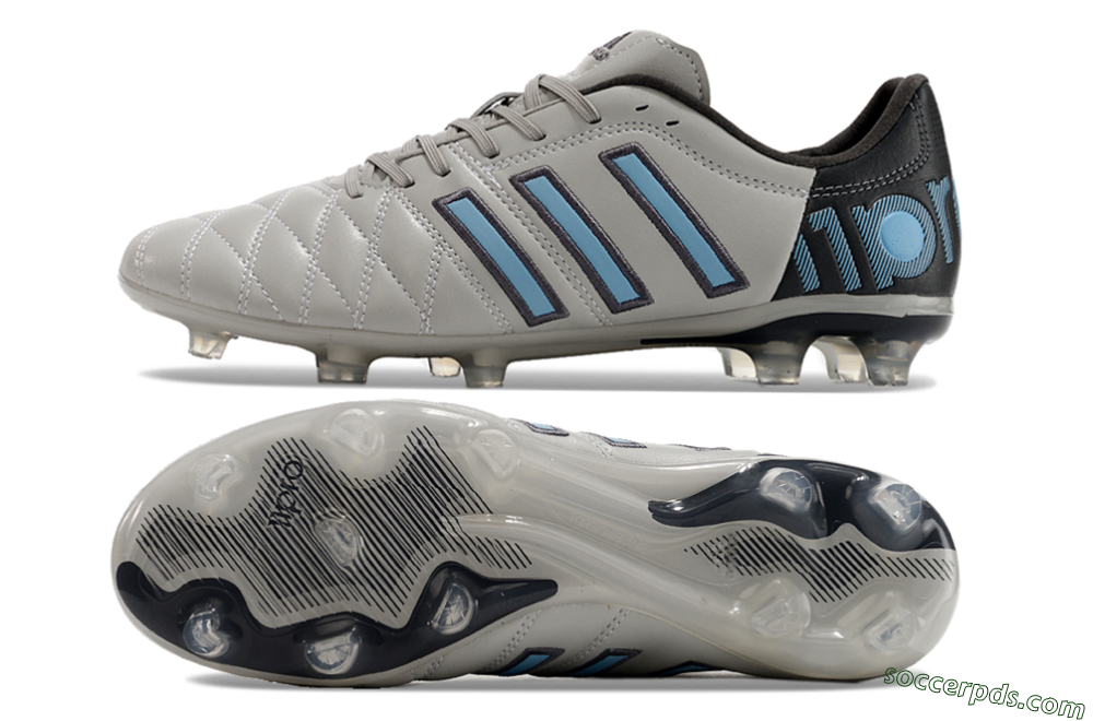 Adidas Adipure 11Pro x PD25 Trx FG Low-Tops Football Boots - Grey/Black/Blue 0