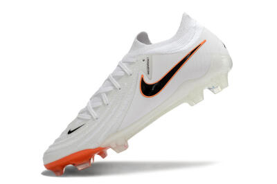 Nike Phantom Luna Elite NU FG Low-Tops Football Boots - White/Black/Orange