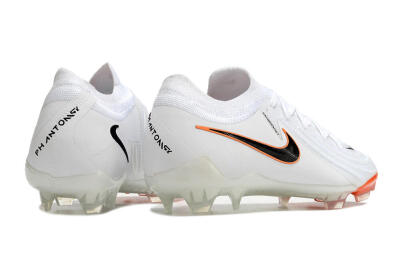 Nike Phantom Luna Elite NU FG Low-Tops Football Boots - White/Black/Orange