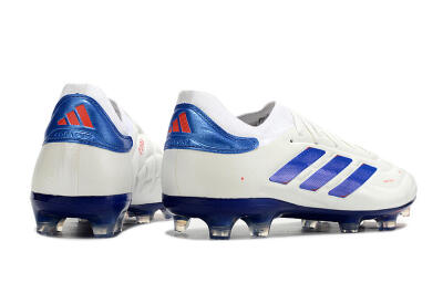 Adidas Copa Pure 2+ FG Low-Tops Football Boots - White/Blue/Red