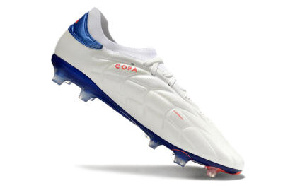 Adidas Copa Pure 2+ FG Low-Tops Football Boots - White/Blue/Red