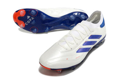 Adidas Copa Pure 2+ FG Low-Tops Football Boots - White/Blue/Red