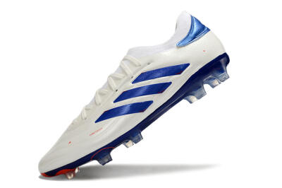 Adidas Copa Pure 2+ FG Low-Tops Football Boots - White/Blue/Red