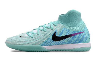 Nike Phantom Luna Elite NU IC High-Tops Football Shoes - Jade/Black/Purple