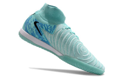 Nike Phantom Luna Elite NU IC High-Tops Football Shoes - Jade/Black/Purple