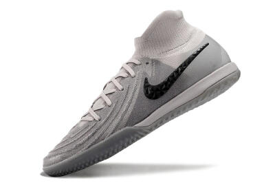 Nike Phantom Luna Elite NU IC High-Tops Football Shoes - Grey/Black/White