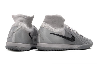 Nike Phantom Luna Elite NU IC High-Tops Football Shoes - Grey/Black/White