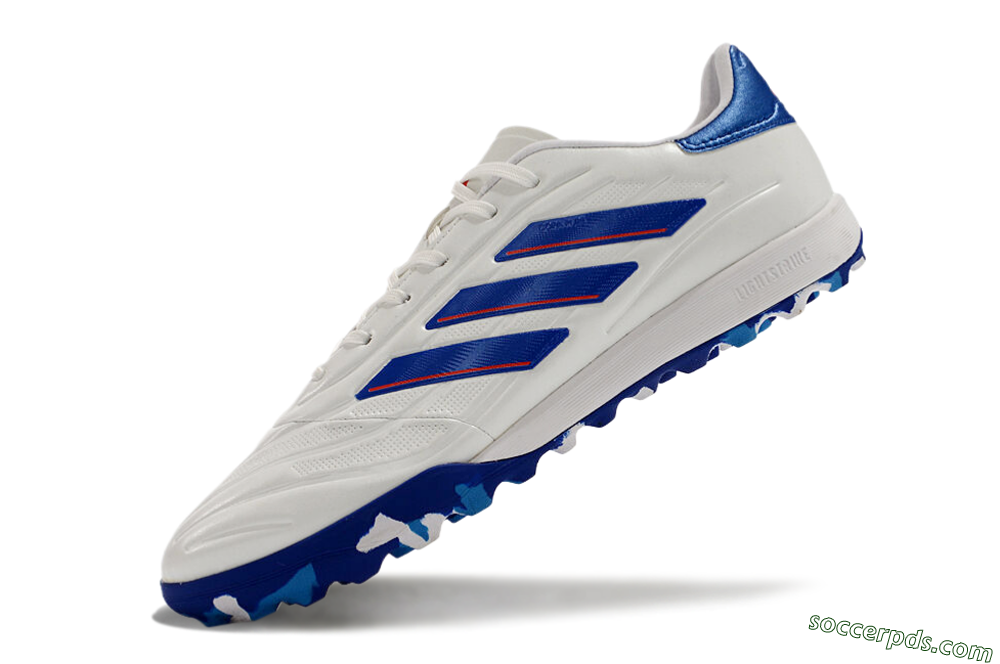 Adidas Copa Pure.3 TF Low-Tops Football Shoes - White/Blue/Red 5