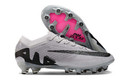 Nike Air Zoom Mercurial Vapor 15 Elite AG Low-Tops Football Boots - Grey/Black/Pink