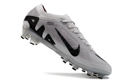 Nike Air Zoom Mercurial Vapor 15 Elite AG Low-Tops Football Boots - Grey/Black/Pink