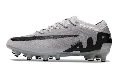 Nike Air Zoom Mercurial Vapor 15 Elite AG Low-Tops Football Boots - Grey/Black/Pink