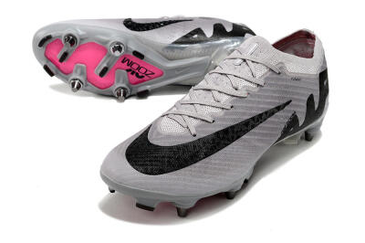 Nike Air Zoom Mercurial Vapor 15 Elite SG Low-Tops Football Boots - Grey/Black/Pink