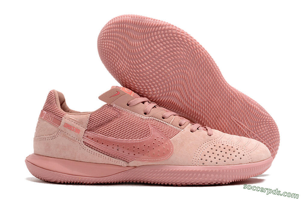 Nike Street Gato IC Low-Tops Football Shoes - Pink/Pink/Pink 1
