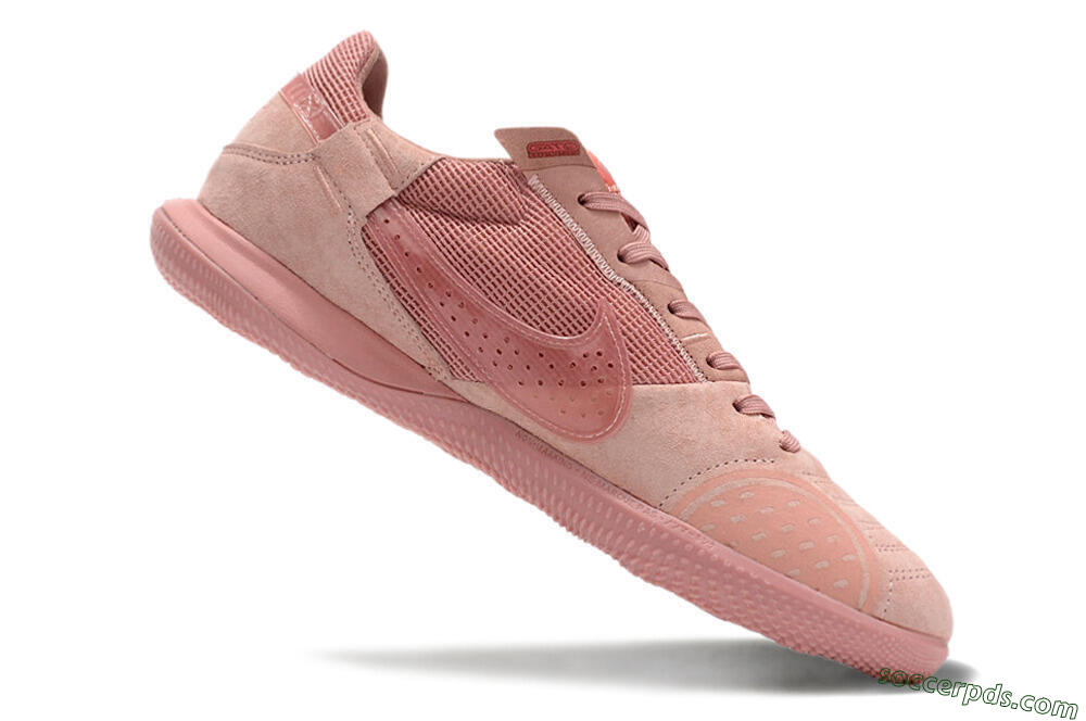 Nike Street Gato IC Low-Tops Football Shoes - Pink/Pink/Pink 4