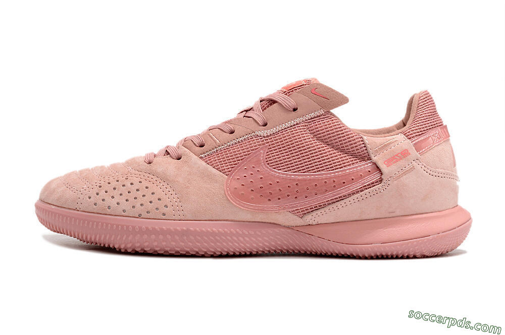 Nike Street Gato IC Low-Tops Football Shoes - Pink/Pink/Pink 2