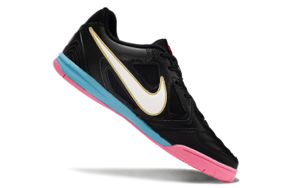 Supre x Nike SB Gato IC Low-Tops Football Shoes - Black/White/Blue/Pink