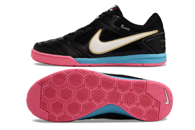 Supre x Nike SB Gato IC Low-Tops Football Shoes - Black/White/Blue/Pink