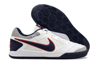 Supre x Nike SB Gato IC Low-Tops Football Shoes - White/Black/Red/Blue