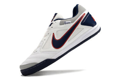 Supre x Nike SB Gato IC Low-Tops Football Shoes - White/Black/Red/Blue