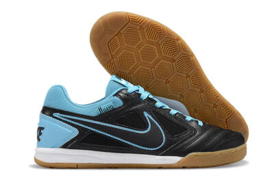 Supre x Nike SB Gato IC Low-Tops Football Shoes - Black/Blue/White