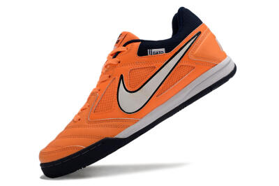 Supre x Nike SB Gato IC Low-Tops Football Shoes - Orange/White/Blue