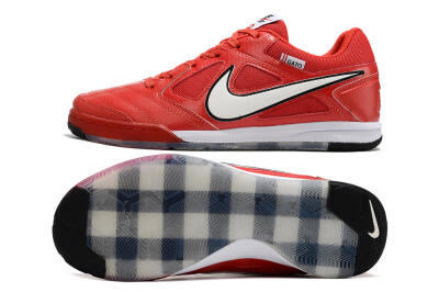 Supre x Nike SB Gato IC Low-Tops Football Shoes - Red/White/Black