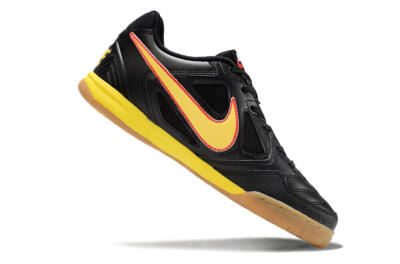Supre x Nike SB Gato IC Low-Tops Football Shoes - Black/Yellow/Red