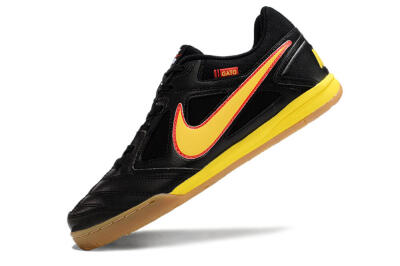 Supre x Nike SB Gato IC Low-Tops Football Shoes - Black/Yellow/Red