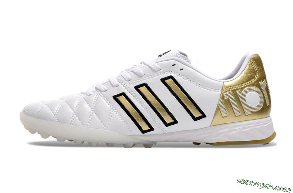Adidas AdiPure Limited Edition 11PRO TK TF Low-Tops Football Shoes - White/Yellow/Gold 2