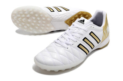 Adidas AdiPure Limited Edition 11PRO TK TF Low-Tops Football Shoes - White/Yellow/Gold