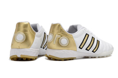 Adidas AdiPure Limited Edition 11PRO TK TF Low-Tops Football Shoes - White/Yellow/Gold