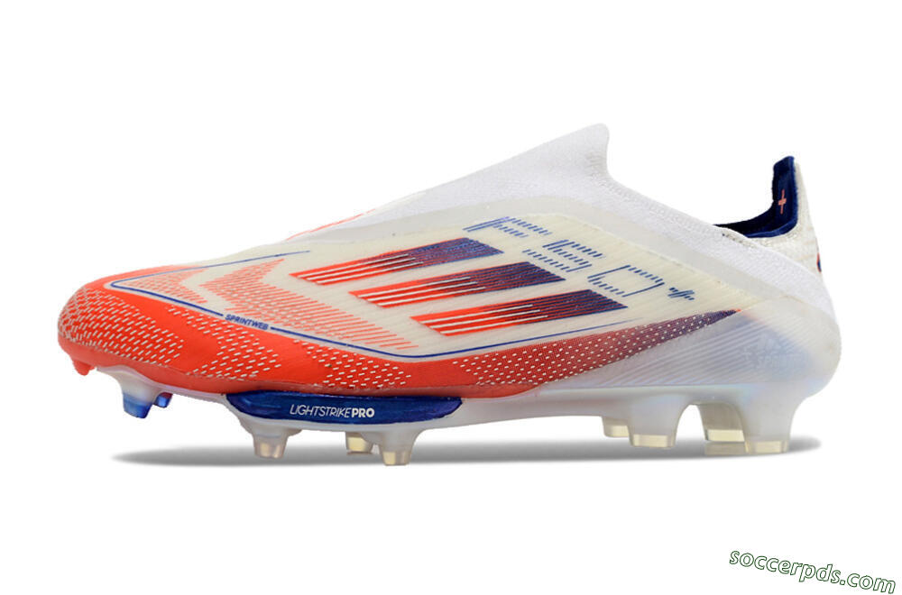 Adidas F50 Adizero FG Low-Tops Football Boots - Red/White/Blue 2