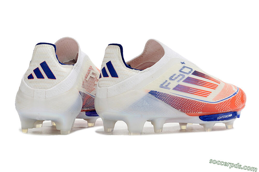 Adidas F50 Adizero FG Low-Tops Football Boots - Red/White/Blue 6