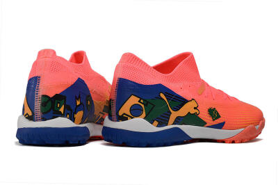 Puma Future Ultimate TF Low-Tops Football Shoes - Red/Yellow/Blue/Green