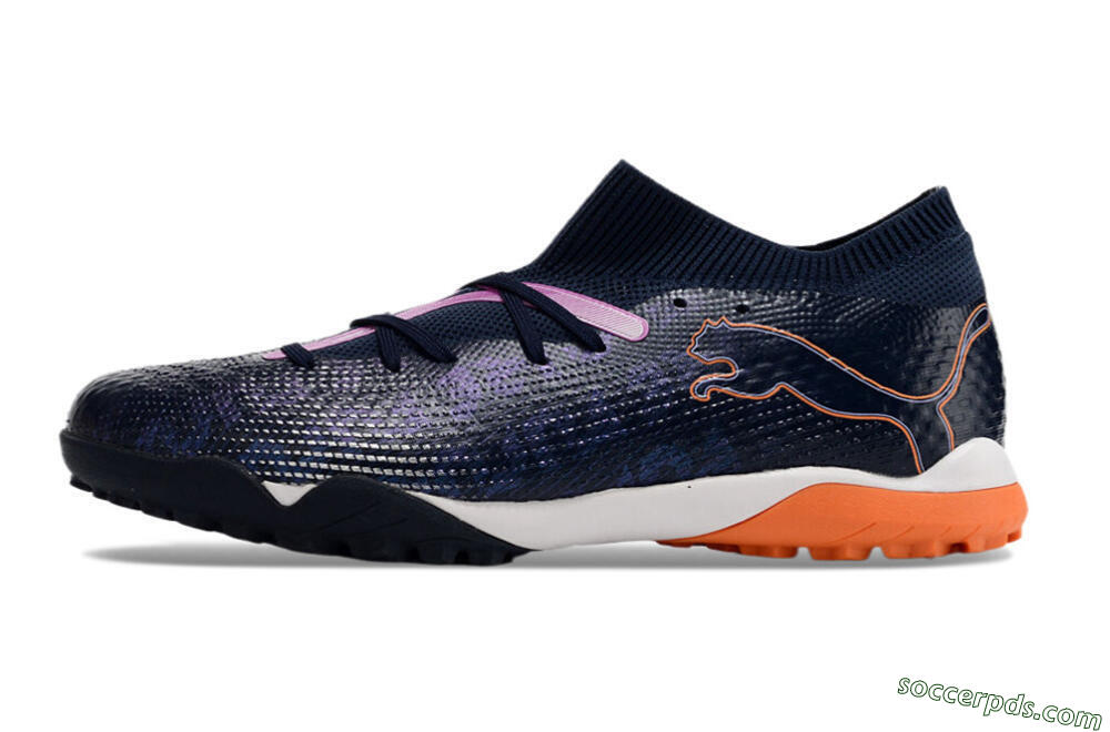 Puma Future Ultimate TF Low-Tops Football Shoes - Blue/Purple/Pink 2