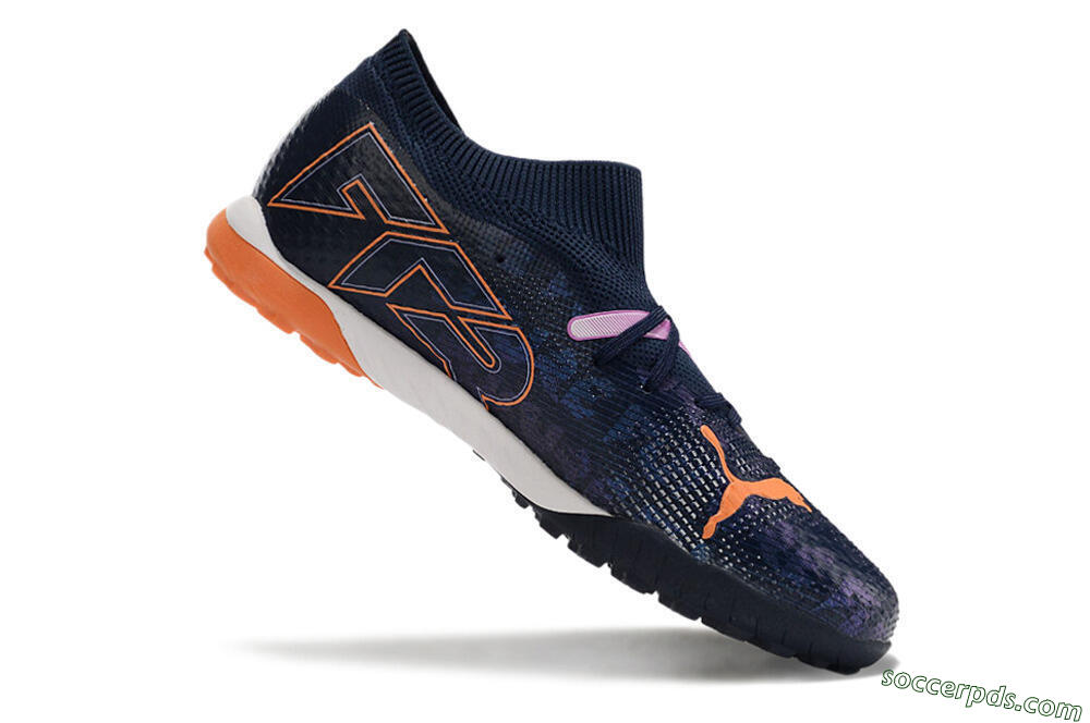 Puma Future Ultimate TF Low-Tops Football Shoes - Blue/Purple/Pink 4