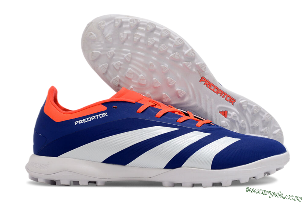 Adidas Predator 24 Elite TF Low-Tops Football Shoes - Blue/White/Red 1