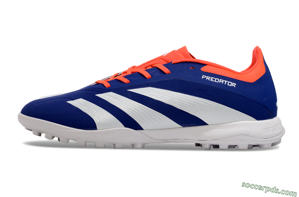 Adidas Predator 24 Elite TF Low-Tops Football Shoes - Blue/White/Red 2