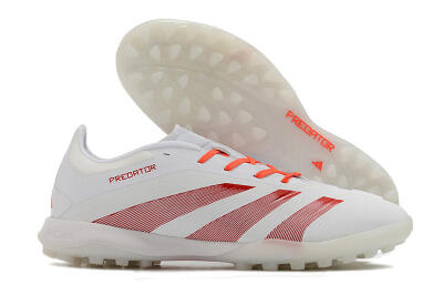 Adidas Predator 24 Elite TF Low-Tops Football Shoes - White/Red