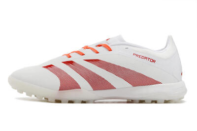 Adidas Predator 24 Elite TF Low-Tops Football Shoes - White/Red