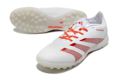 Adidas Predator 24 Elite TF Low-Tops Football Shoes - White/Red