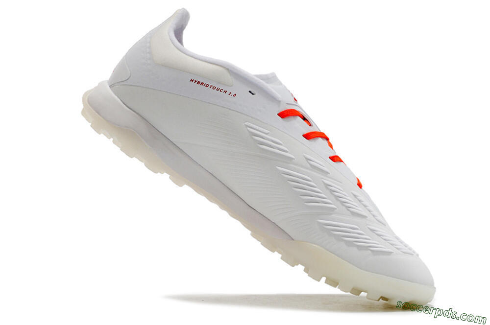 Adidas Predator 24 Elite TF Low-Tops Football Shoes - White/Red 4