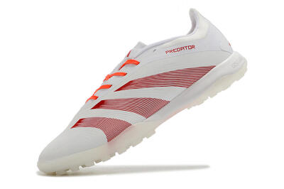 Adidas Predator 24 Elite TF Low-Tops Football Shoes - White/Red