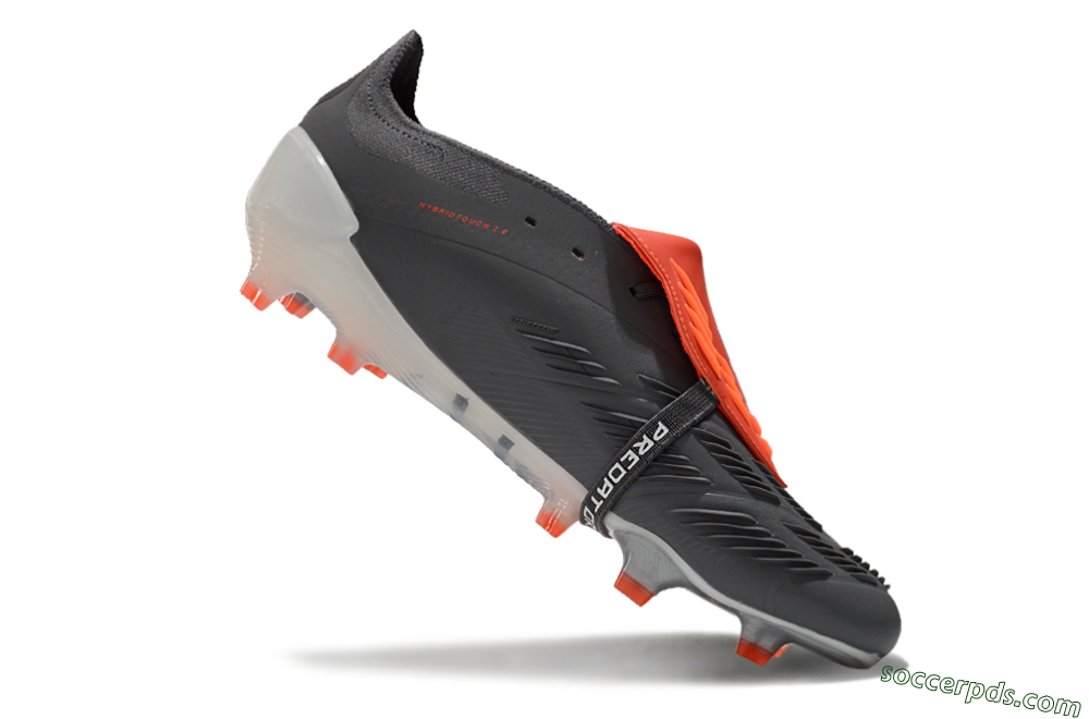 Adidas Predator Elite Foldover Tongue FG Low-Tops Football Boots - Grey/Red/White 4