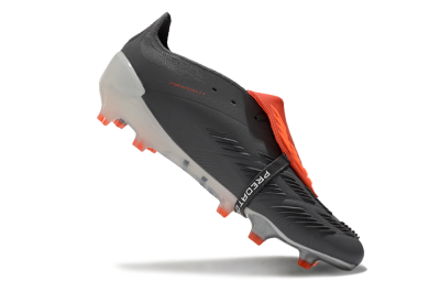 Adidas Predator Elite Foldover Tongue FG Low-Tops Football Boots - Grey/Red/White