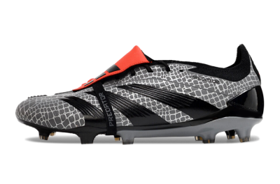 Adidas Predator Elite Foldover Tongue FG Low-Tops Football Boots - Silver/Black/Red
