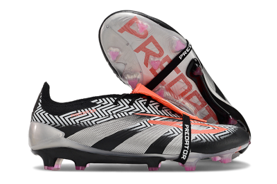 Adidas Predator Accuracy+ FG Low-Tops Football Boots - White/Red/Silver